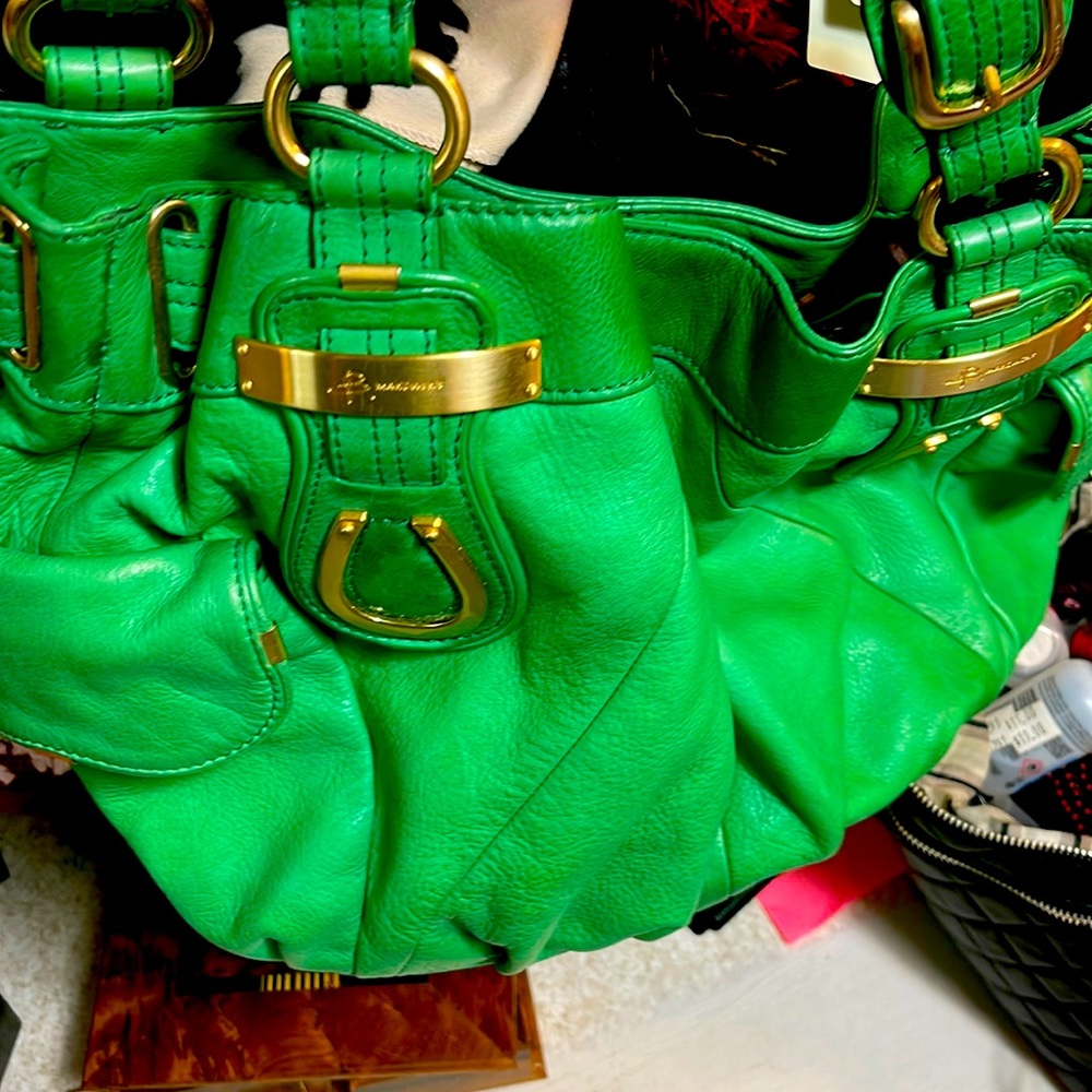 Beautiful green new purse in excellent condition gorgeous